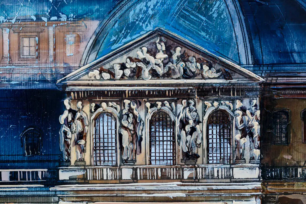 The Louvre - Original - SOLD by artist Veronika Benoni - Wyecliffe Galleries