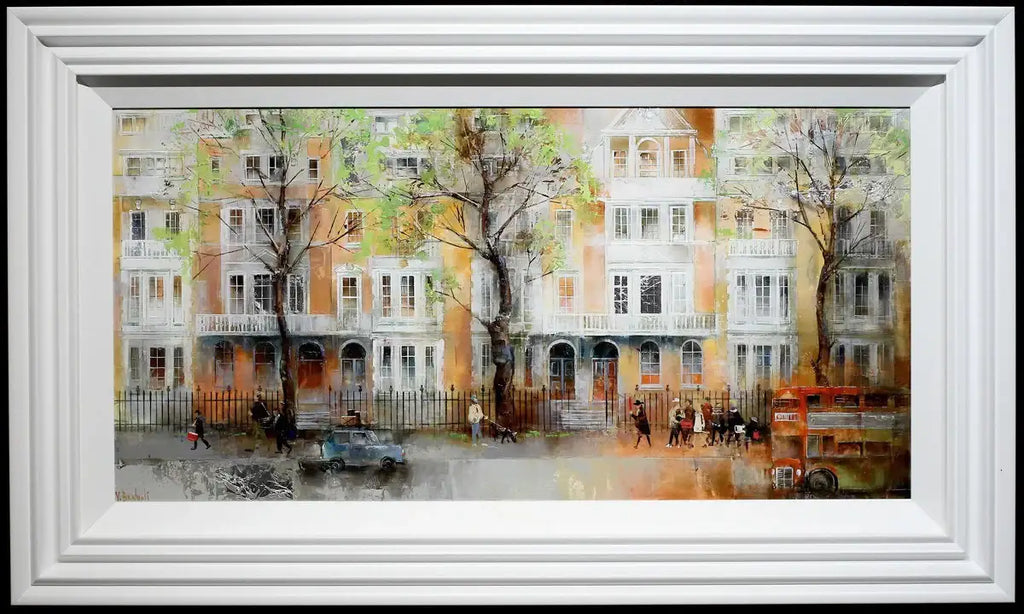 The Pink House - SOLD by artist Veronika Benoni - Wyecliffe Galleries