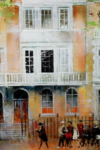 The Pink House - SOLD by artist Veronika Benoni - Wyecliffe Galleries