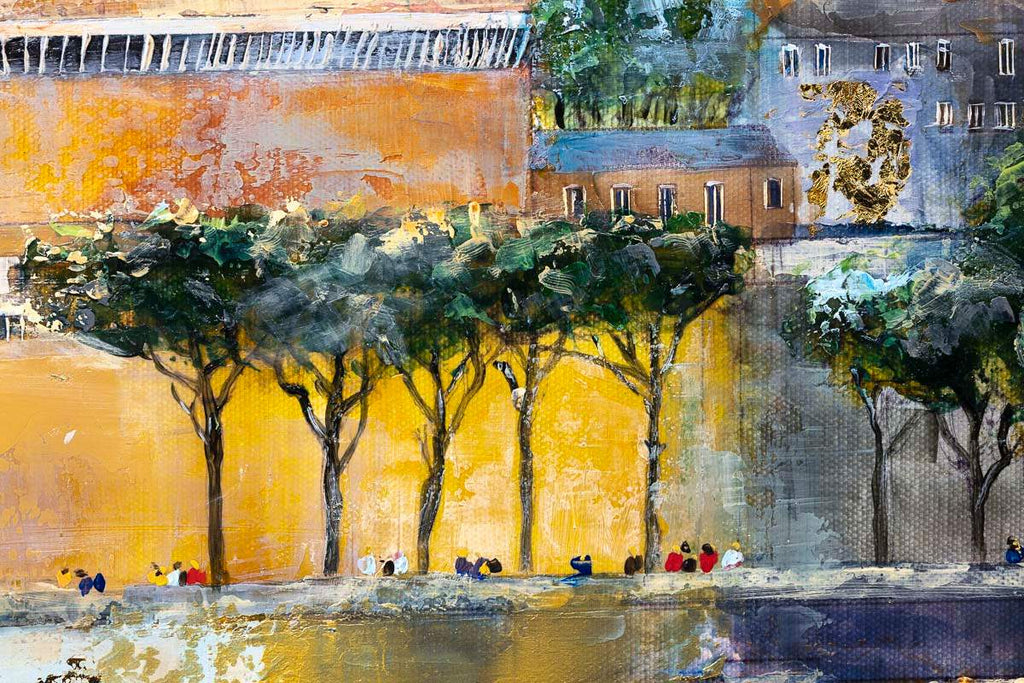 Tranquil in Rome - Original - SOLD by artist Veronika Benoni - Wyecliffe Galleries