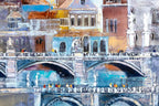 Tranquil in Rome - Original - SOLD by artist Veronika Benoni - Wyecliffe Galleries