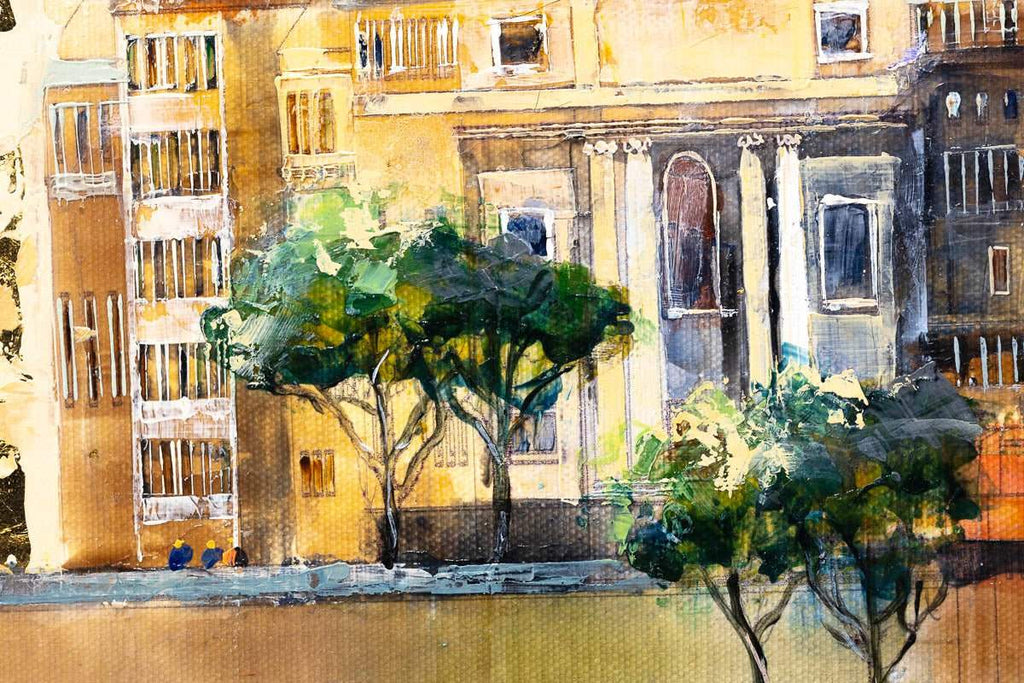 Tranquil in Rome - Original - SOLD by artist Veronika Benoni - Wyecliffe Galleries