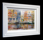 Upon The Canal - Original - SOLD by artist Veronika Benoni - Wyecliffe Galleries