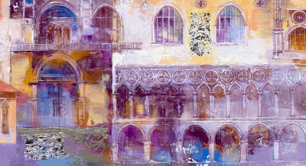 Venice At A Glance - Original - SOLD by artist Veronika Benoni - Wyecliffe Galleries