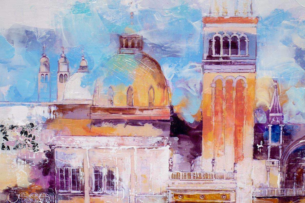 Venice At A Glance - Original - SOLD by artist Veronika Benoni - Wyecliffe Galleries