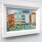 Venice Canal - Original - SOLD by artist Veronika Benoni - Wyecliffe Galleries