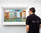 Venice Canal - Original - SOLD by artist Veronika Benoni - Wyecliffe Galleries