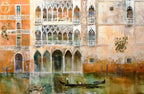 Venice Ochre - SOLD by artist Veronika Benoni - Wyecliffe Galleries