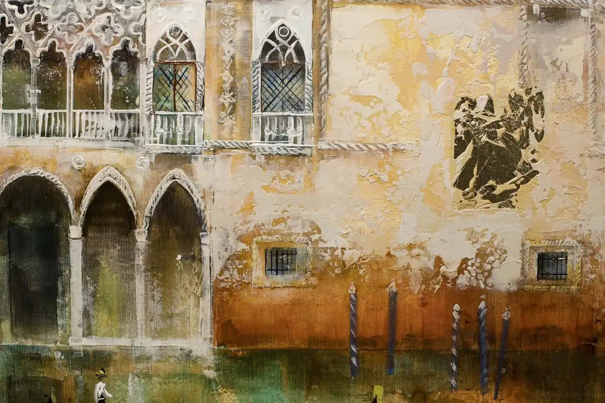 Venice Ochre - SOLD by artist Veronika Benoni - Wyecliffe Galleries