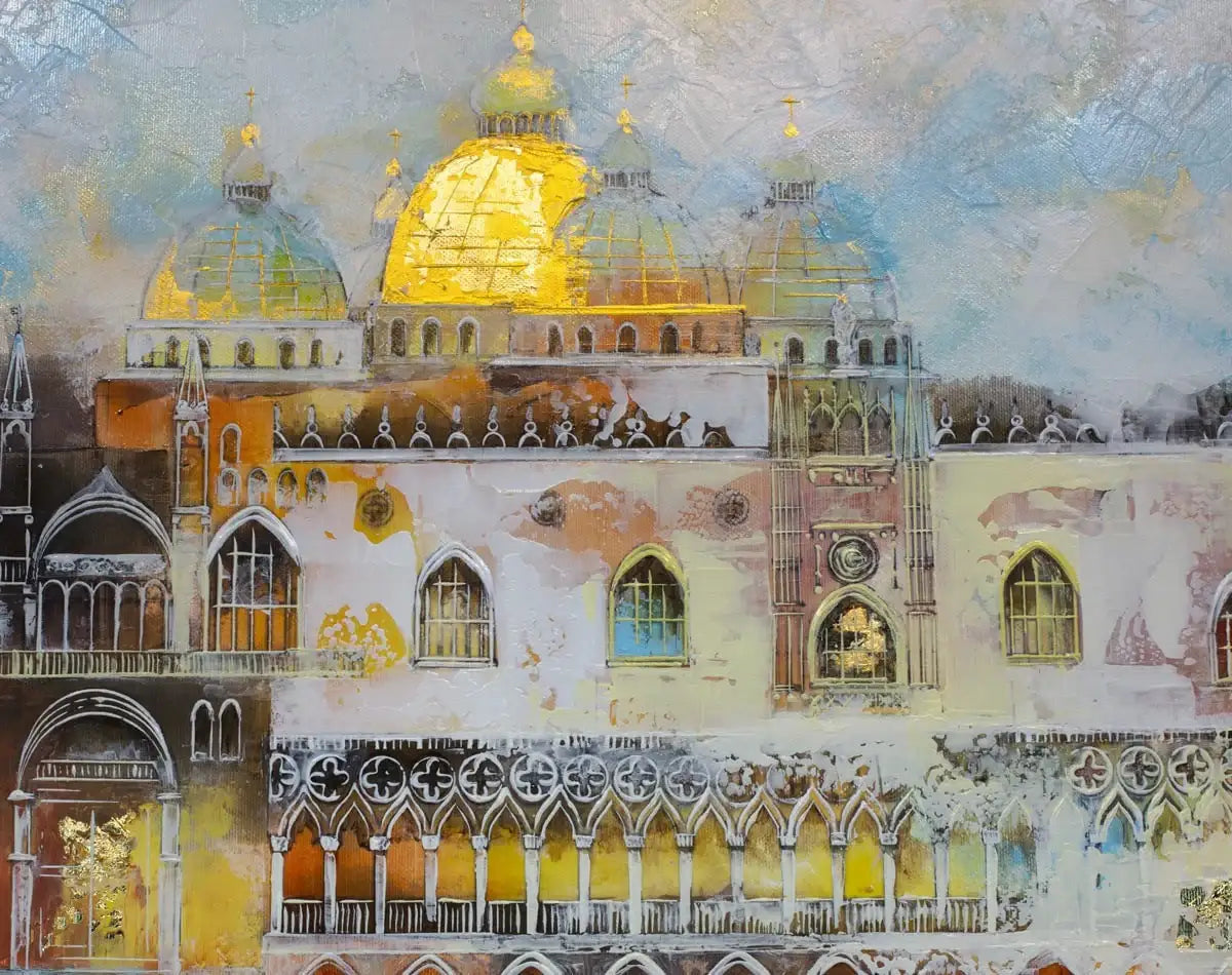 Venice Vernacular - Original - SOLD by artist Veronika Benoni - Wyecliffe Galleries