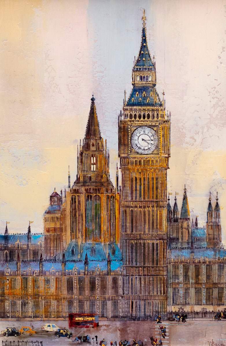 Views of Parliament - Original - SOLD by artist Veronika Benoni - Wyecliffe Galleries