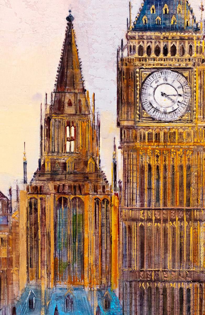 Views of Parliament - Original - SOLD by artist Veronika Benoni - Wyecliffe Galleries