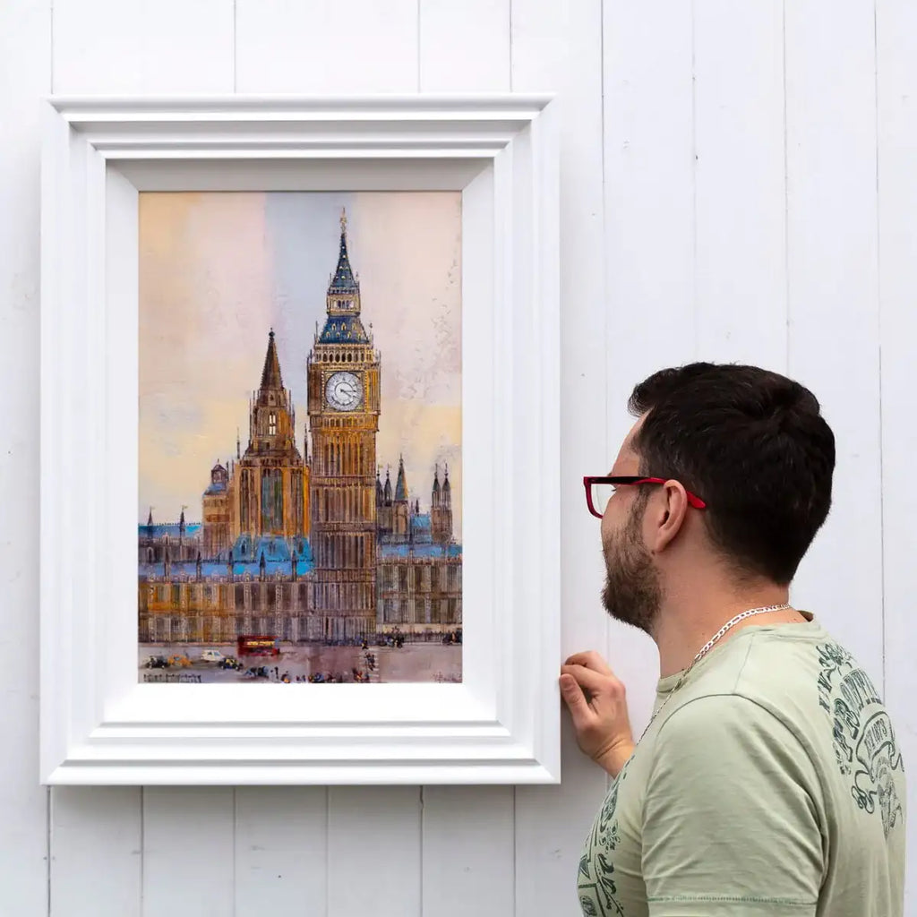 Views of Parliament - Original - SOLD by artist Veronika Benoni - Wyecliffe Galleries