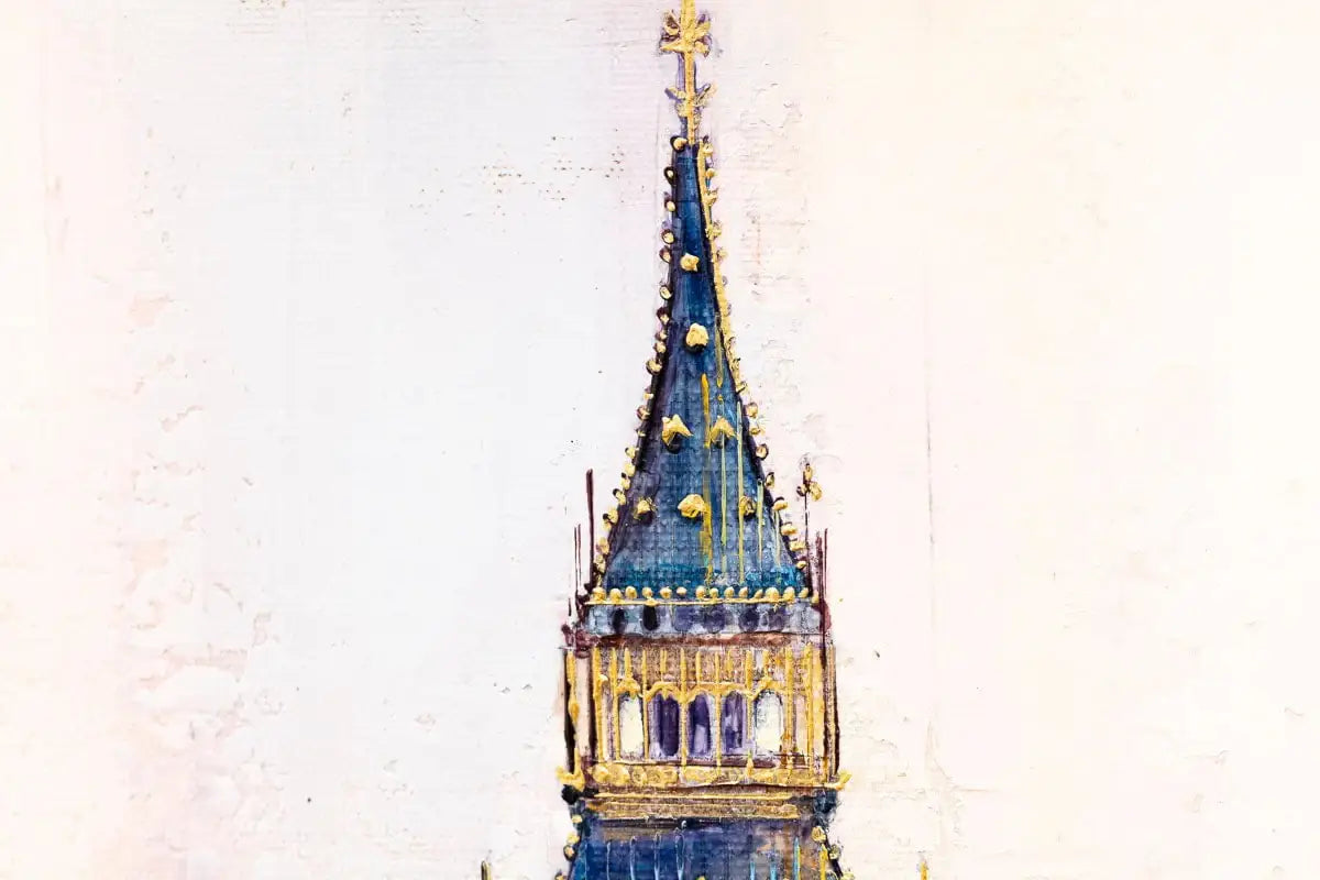 Views of Parliament - Original - SOLD by artist Veronika Benoni - Wyecliffe Galleries