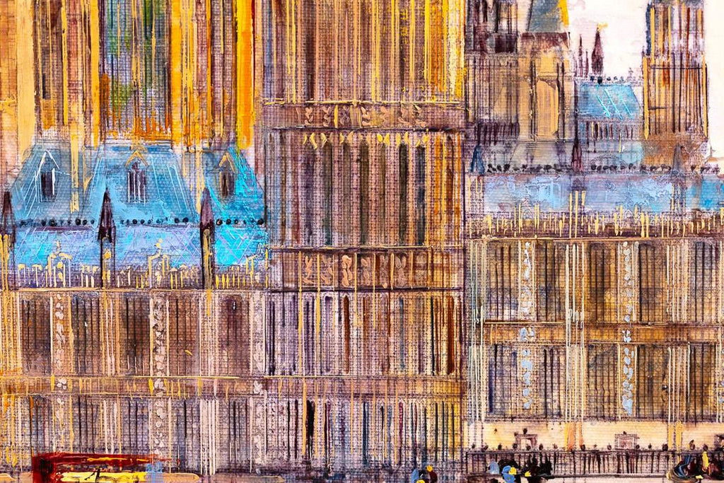 Views of Parliament - Original - SOLD by artist Veronika Benoni - Wyecliffe Galleries