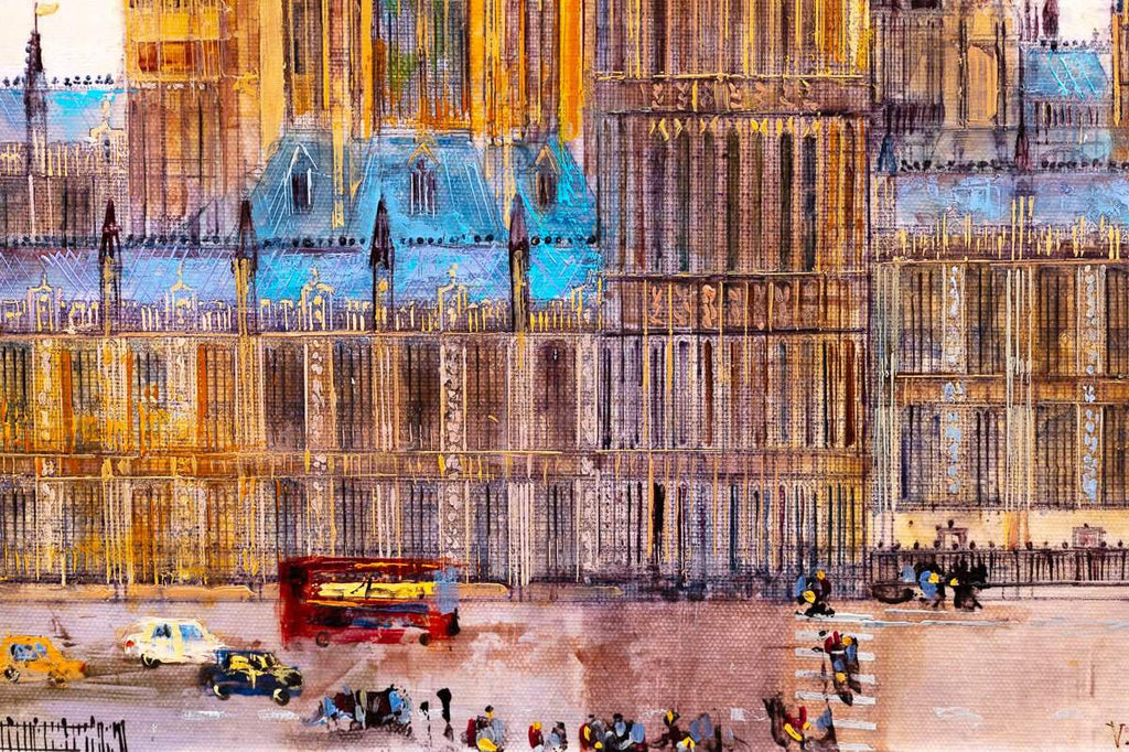 Views of Parliament - Original - SOLD by artist Veronika Benoni - Wyecliffe Galleries