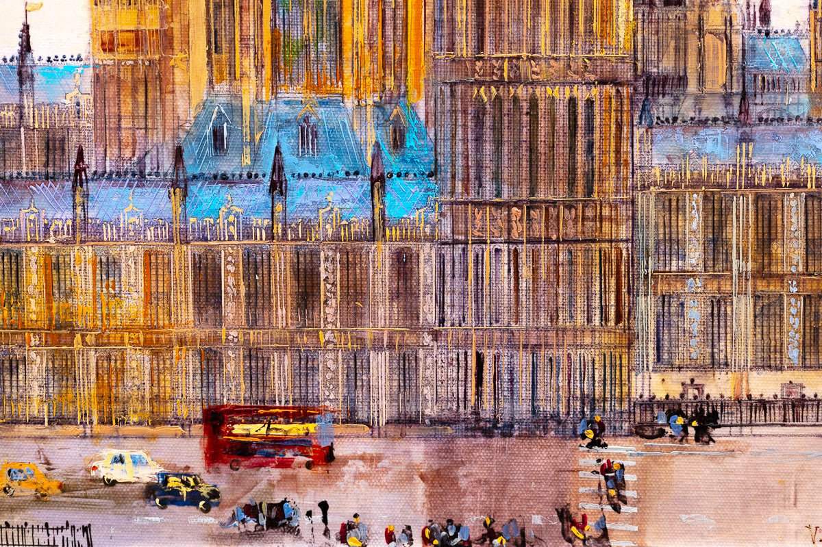 Views of Parliament - Original - SOLD by artist Veronika Benoni - Wyecliffe Galleries