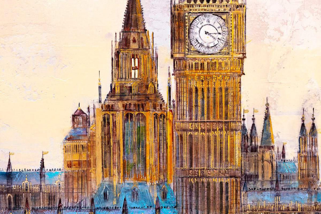 Views of Parliament - Original - SOLD by artist Veronika Benoni - Wyecliffe Galleries