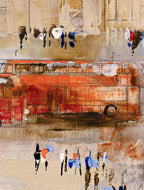 Westminster Abbey - Original - SOLD by artist Veronika Benoni - Wyecliffe Galleries