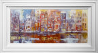 Winter Amsterdam - Original -SOLD by artist Veronika Benoni - Wyecliffe Galleries