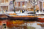 Winter in Amsterdam - Original - SOLD by artist Veronika Benoni - Wyecliffe Galleries