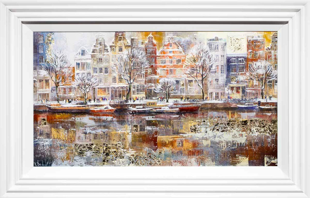Winter in Amsterdam - Original - SOLD by artist Veronika Benoni - Wyecliffe Galleries