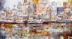 Winter in Amsterdam - Original - SOLD by artist Veronika Benoni - Wyecliffe Galleries