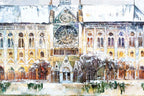 Winter in Paris - Original - SOLD by artist Veronika Benoni - Wyecliffe Galleries