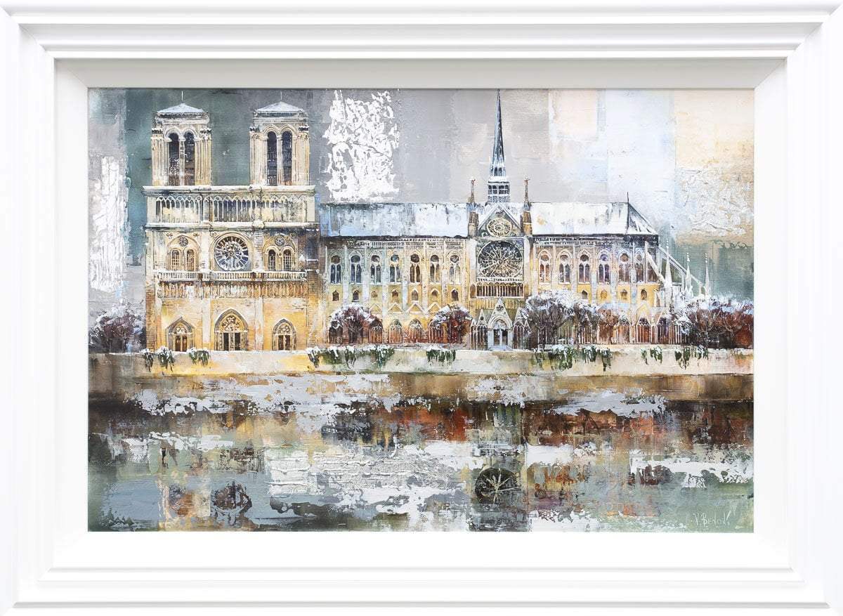 Winter in Paris - Original - SOLD by artist Veronika Benoni - Wyecliffe Galleries