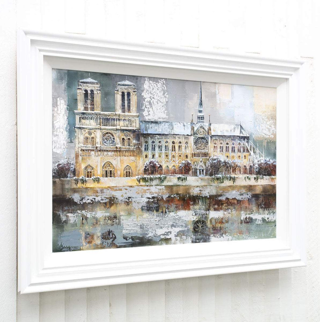 Winter in Paris - Original - SOLD by artist Veronika Benoni - Wyecliffe Galleries