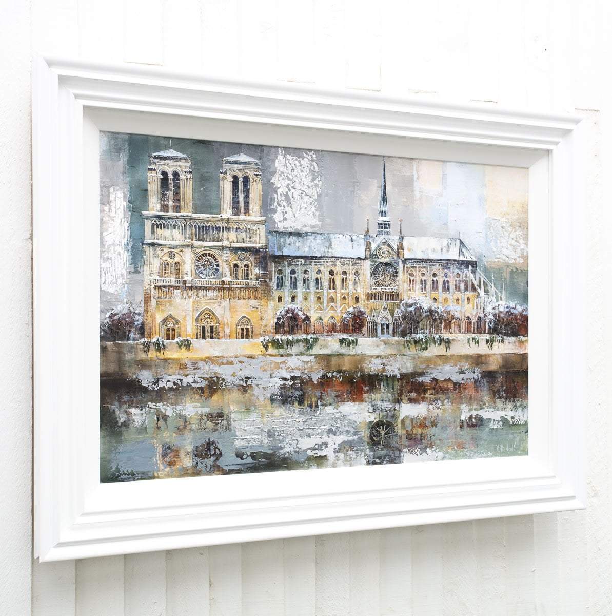 Winter in Paris - Original Veronika Benoni Framed