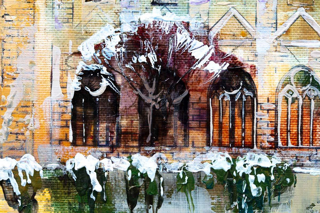 Winter in Paris - Original - SOLD by artist Veronika Benoni - Wyecliffe Galleries