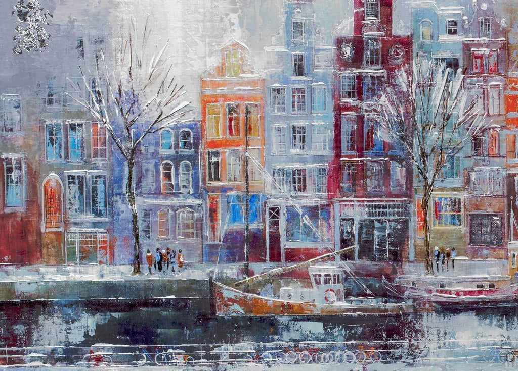 Winters Escape - Original - SOLD by artist Veronika Benoni - Wyecliffe Galleries