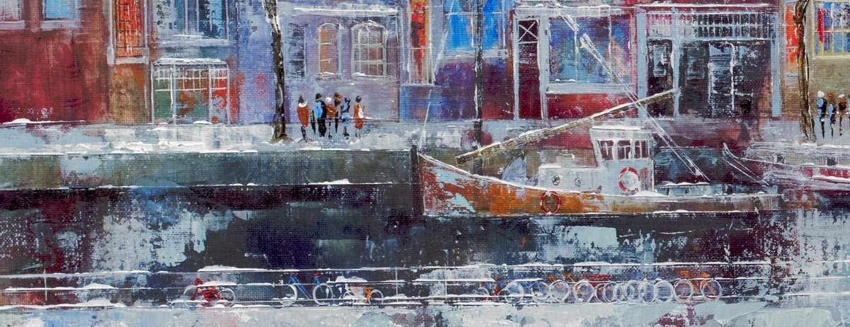 Winters Escape - Original - SOLD by artist Veronika Benoni - Wyecliffe Galleries