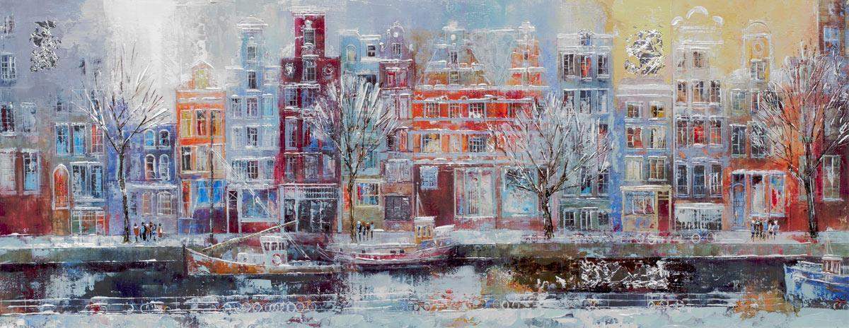 Winters Escape - Original - SOLD by artist Veronika Benoni - Wyecliffe Galleries