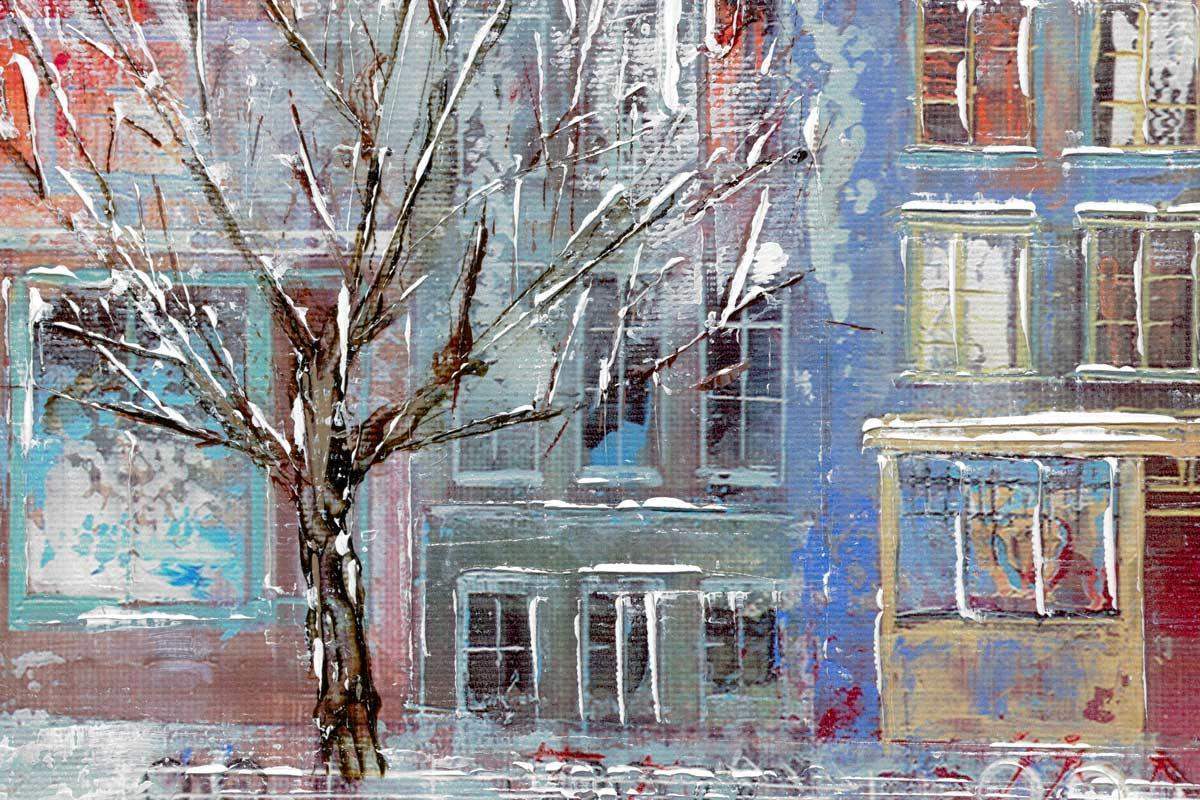 Winters Escape - Original - SOLD by artist Veronika Benoni - Wyecliffe Galleries