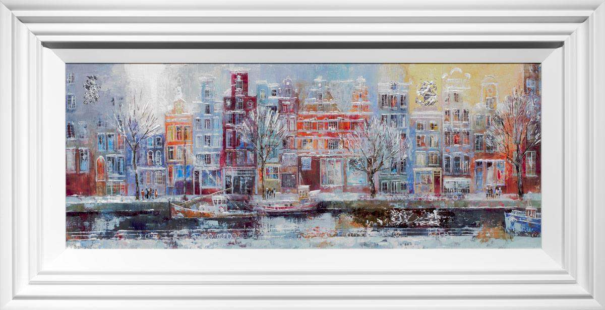 Winters Escape - Original - SOLD by artist Veronika Benoni - Wyecliffe Galleries