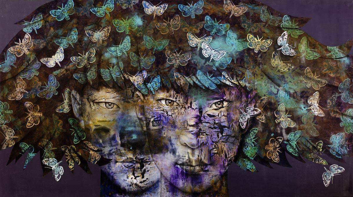 Arthropod - Original - SOLD by artist Vichit Nongnual - Wyecliffe Galleries