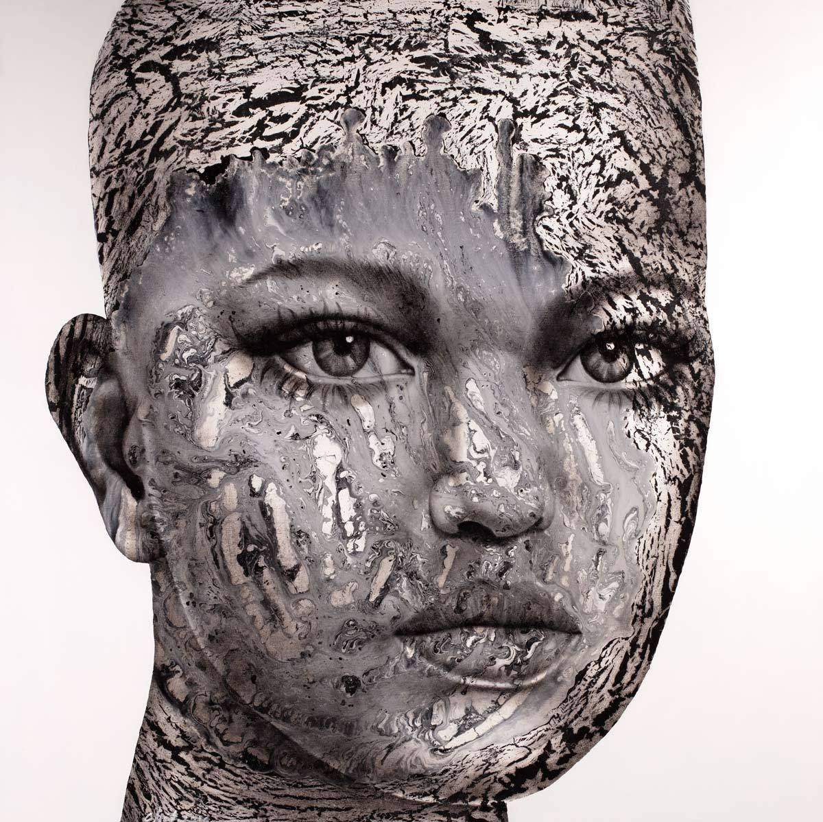 Broken Angel II - Original - SOLD by artist Vichit Nongnual - Wyecliffe Galleries