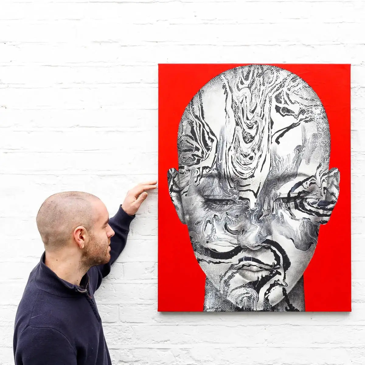 Deep in Thought - Original by artist Vichit Nongnual - Wyecliffe Galleries