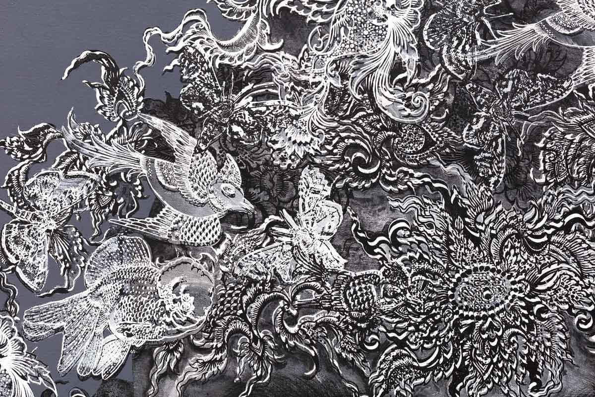 Duality - Original - SOLD by artist Vichit Nongnual - Wyecliffe Galleries