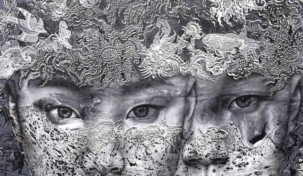 Duality - Original - SOLD by artist Vichit Nongnual - Wyecliffe Galleries