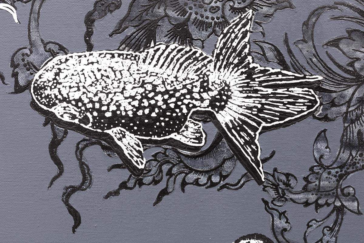 Duality - Original - SOLD by artist Vichit Nongnual - Wyecliffe Galleries