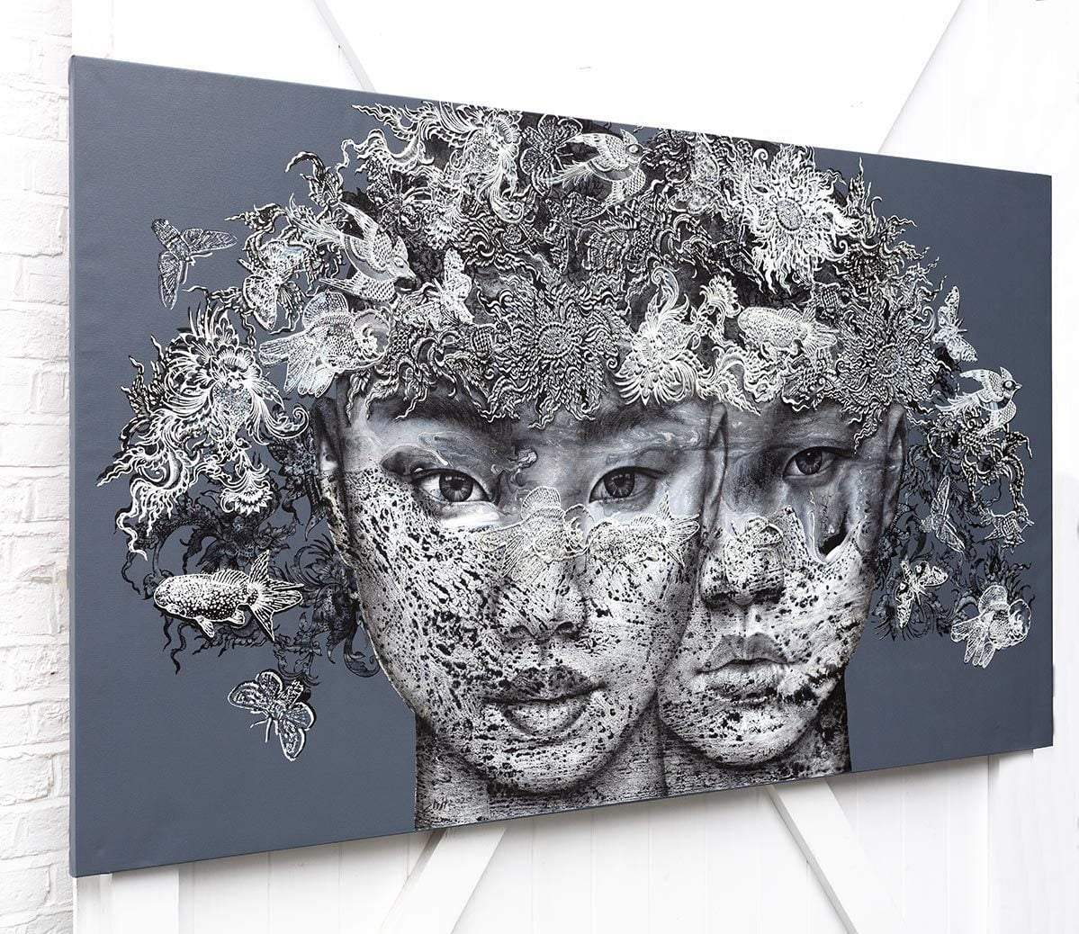 Duality - Original - SOLD by artist Vichit Nongnual - Wyecliffe Galleries