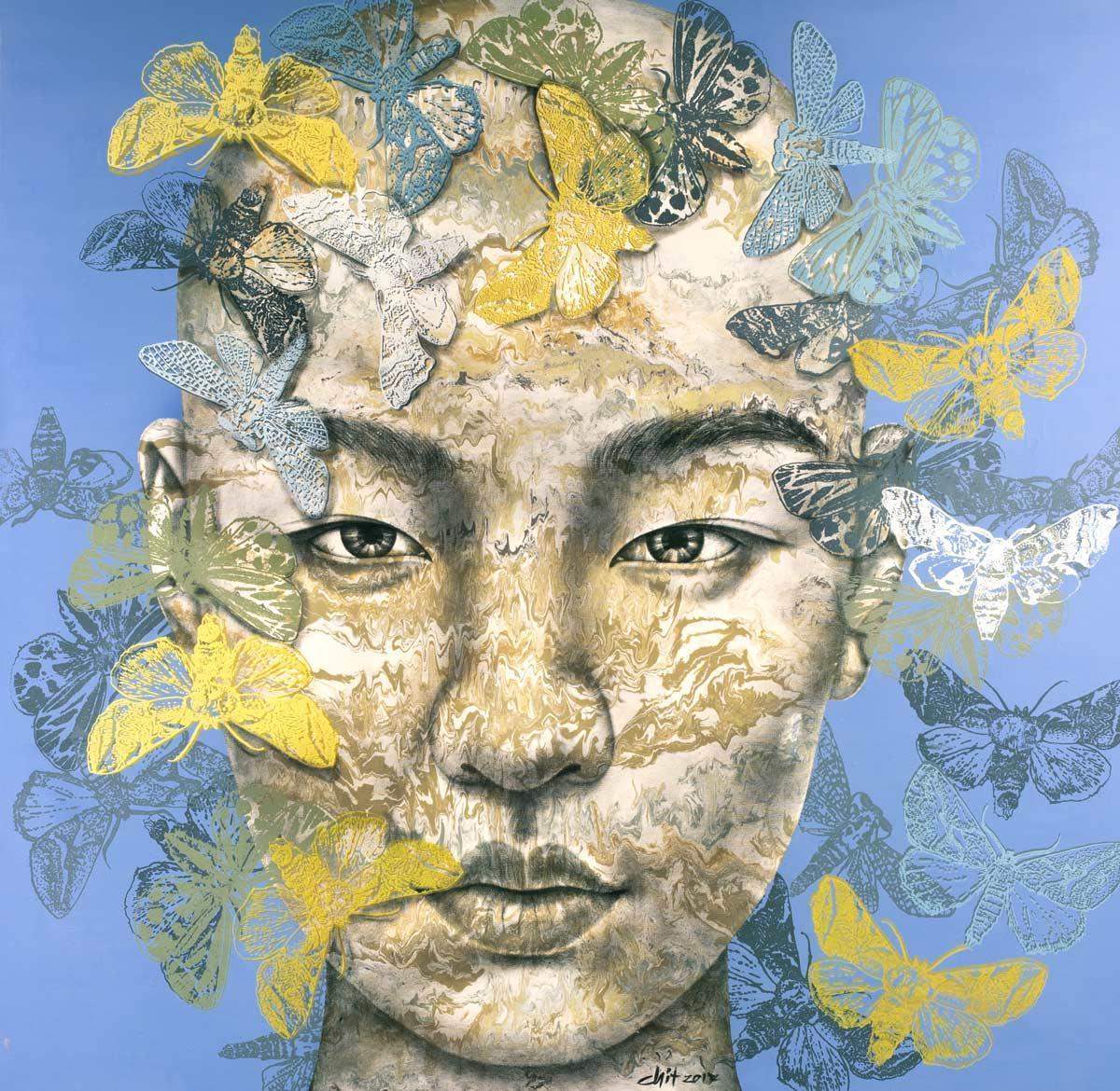Empress - Original - SOLD by artist Vichit Nongnual - Wyecliffe Galleries
