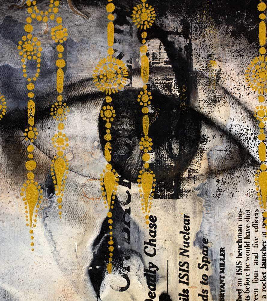 Headlines - Original - SOLD by artist Vichit Nongnual - Wyecliffe Galleries