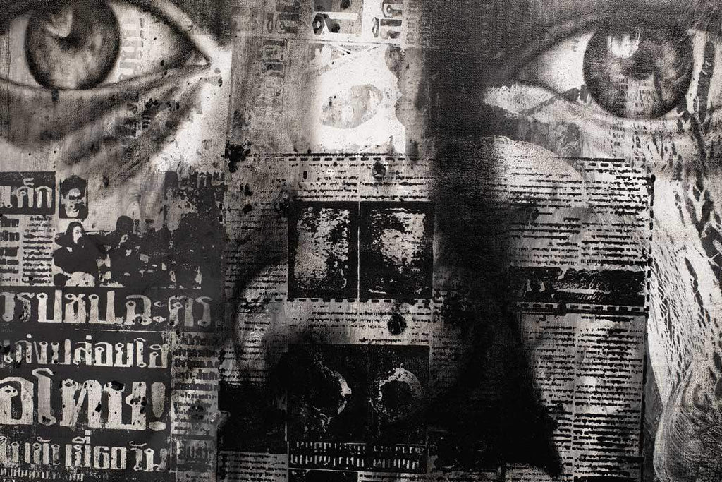 Society - SOLD by artist Vichit Nongnual - Wyecliffe Galleries