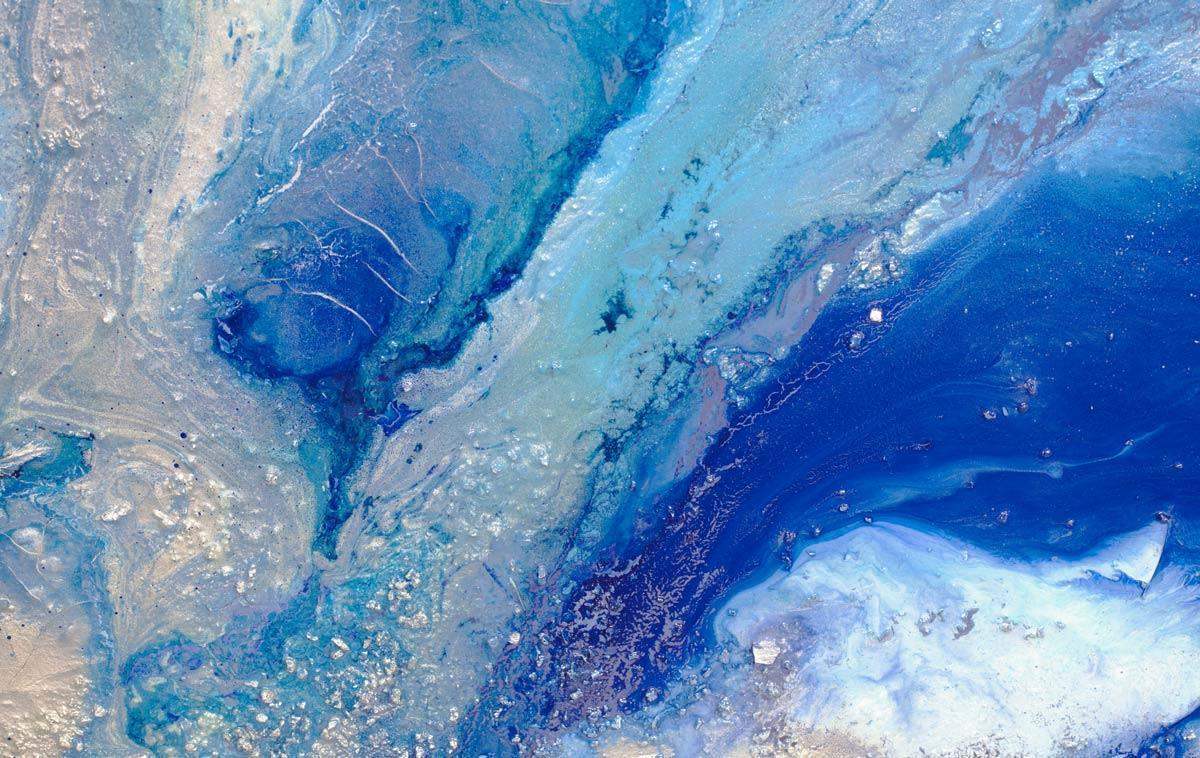 Moonlit Stars - Original - SOLD by artist Wendy Satchwell - Wyecliffe Galleries