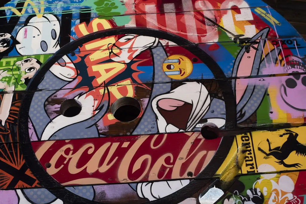 Coffee Table (Superman) - SOLD by artist Lhouette - Wyecliffe Galleries