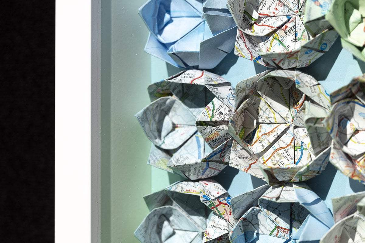 Fold M49 - Original - SOLD by artist Tristan Hibberd - Wyecliffe Galleries